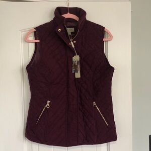 Charlie Paige NWT Quilted Vest $85 Original Price!